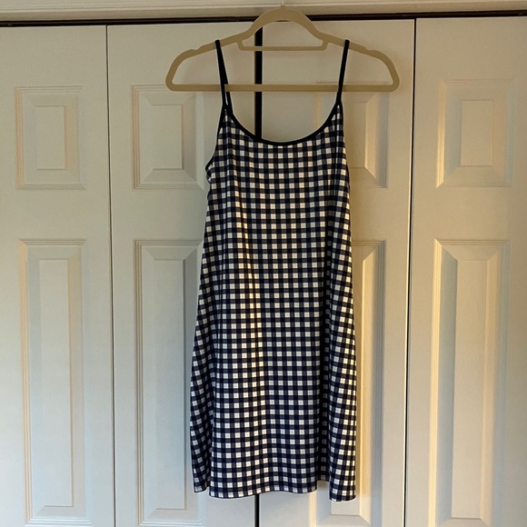 J. Crew Dresses & Skirts - J. Crew Navy and White Gingham Tennis/Sport Dress with Built in White Shorts